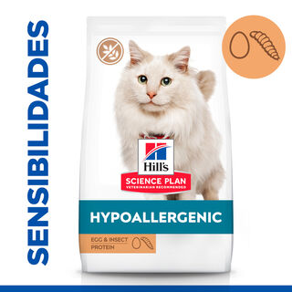 Hill’s Science Plan Adult Hypoallergenic Huevo e Insecto pienso para gatos